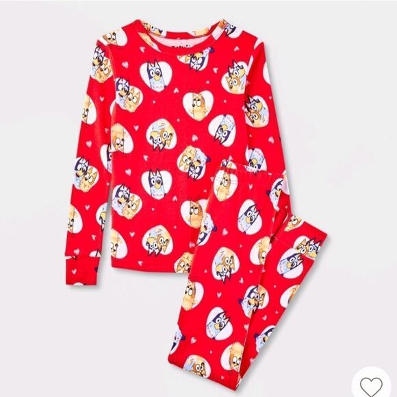 NWT Kids Girl / Boy Spring 2-Piece Bluey & Bingo Pajama Set 100% Cotton - Picture 7 of 9